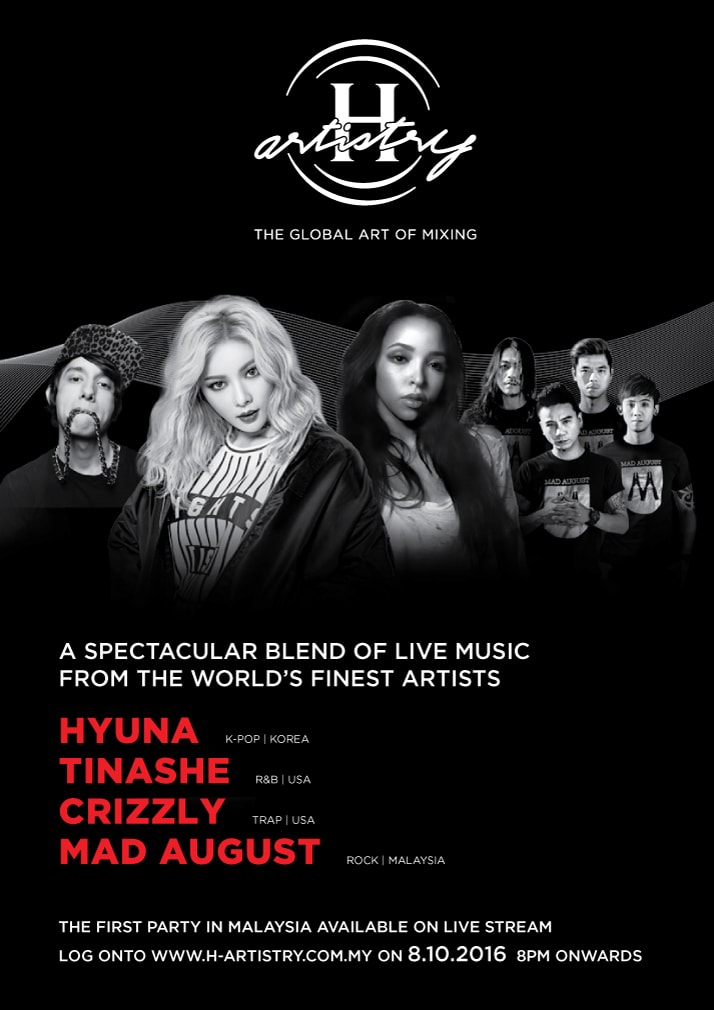 H-Artistry 2016 — Hyuna, Tinashe, Crizzly & Mad August