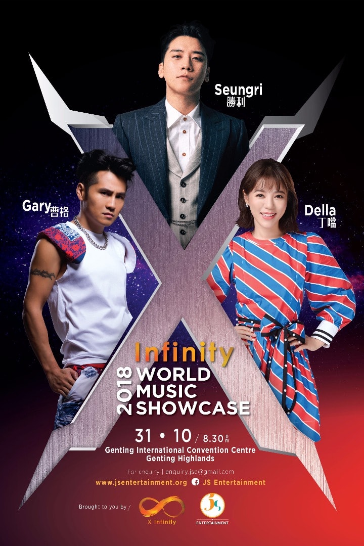 Infinity World Music Showcase 2018 — Seungri, Gary & Della, Genting, 31 Oct 2018